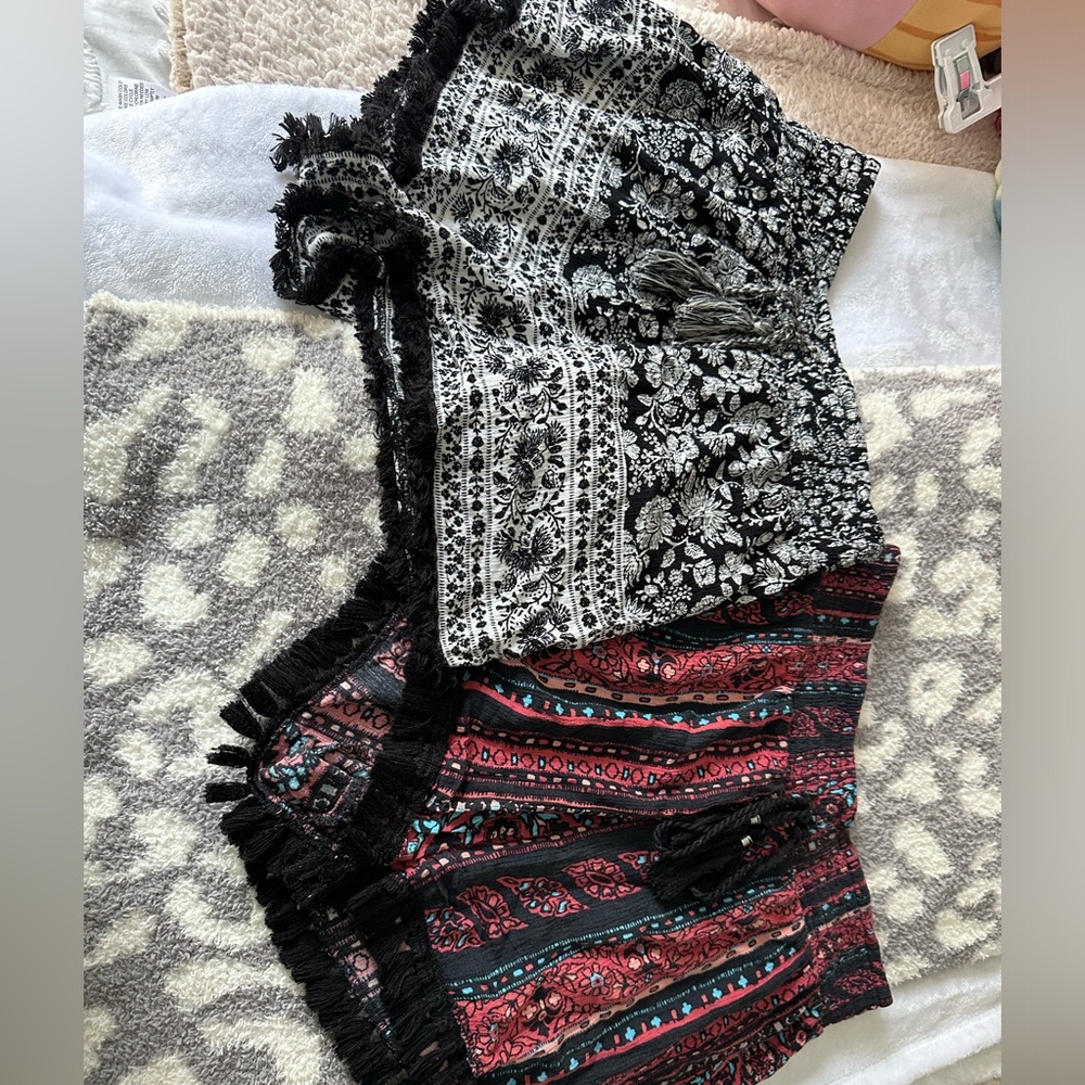 Beachy flowy shorts